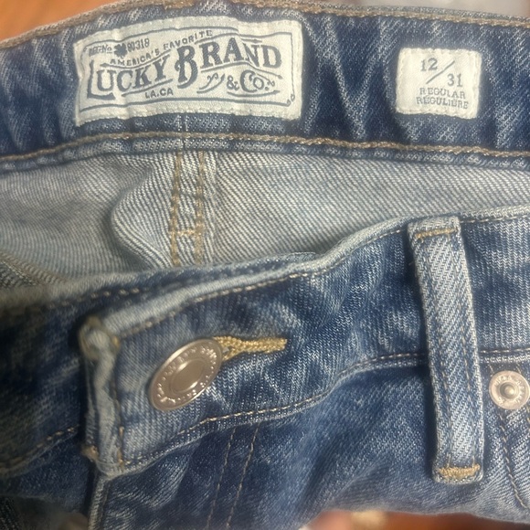 Lucky Brand Lolita Mid Rise Curvy Bootcut Denim Jeans Stretch Size 12/31 NWT - Picture 2 of 5